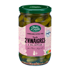 Cornichons Extra Fins 2 Vinaigres et Balsamique 72cl