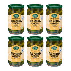 Pack x 6 - Duo Oignons Cornichons et Estragon 72cl