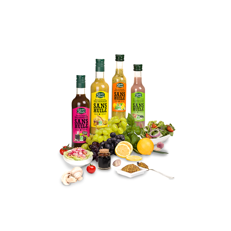 Sauce salade sans huile Citron et Basilic Sauce salade sans huile Citron et Basilic