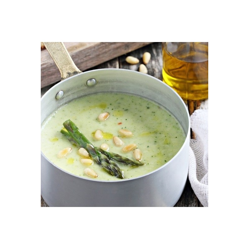 Velouté sales asperge champignon