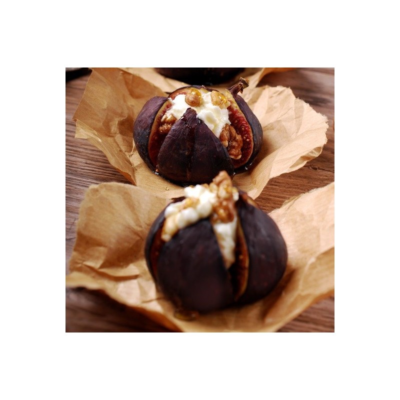 Figues rôties au balsamique, chèvre et noix Figues rôties au balsamique, chèvre et noix