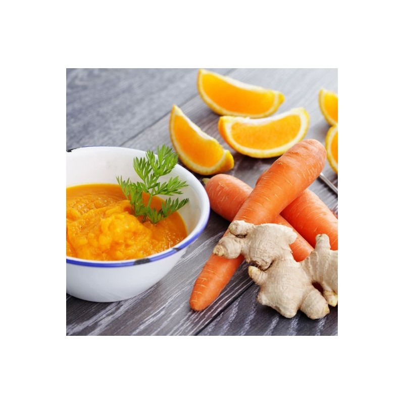 Potage aux carottes et à l'orange