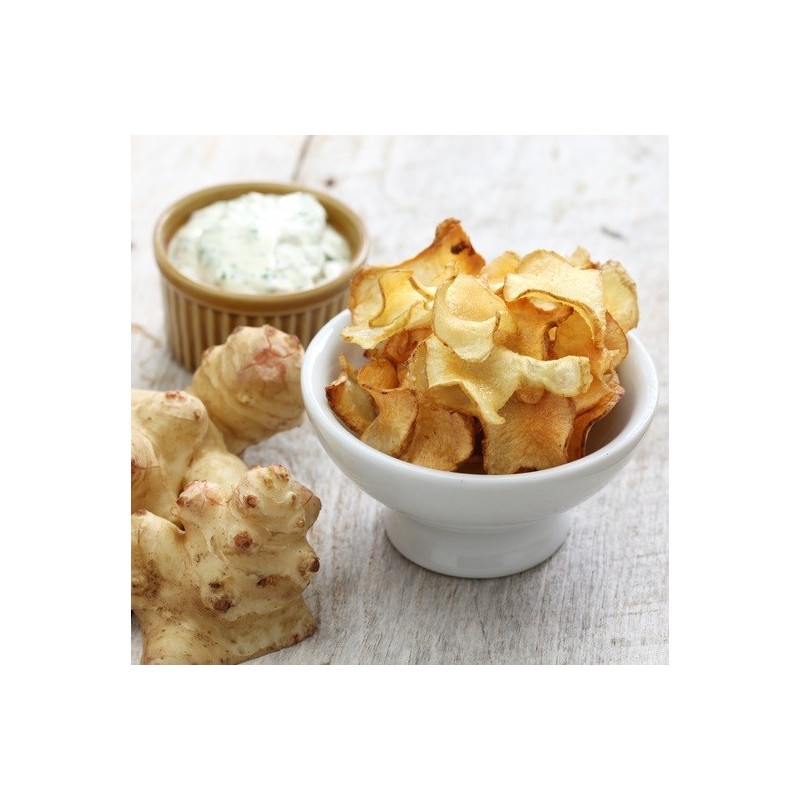 Chips de topinambours épicées