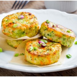 Galettes de brocoli et carottes