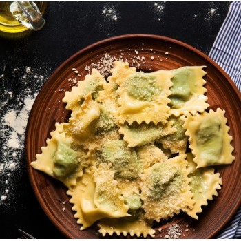 Raviolis à la ciboulette 