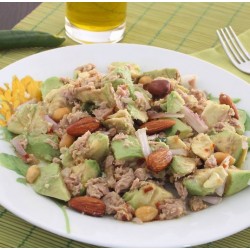 Salade kiwi, thon et avocat