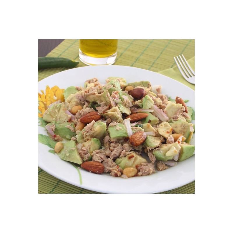 Salade kiwi, thon et avocat