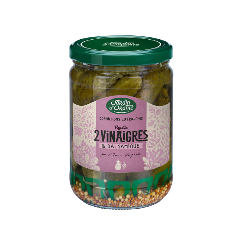 Cornichons Extra Fins 2 Vinaigres et Balsamique Cornichons Extra Fins 2 Vinaigres et Balsamique