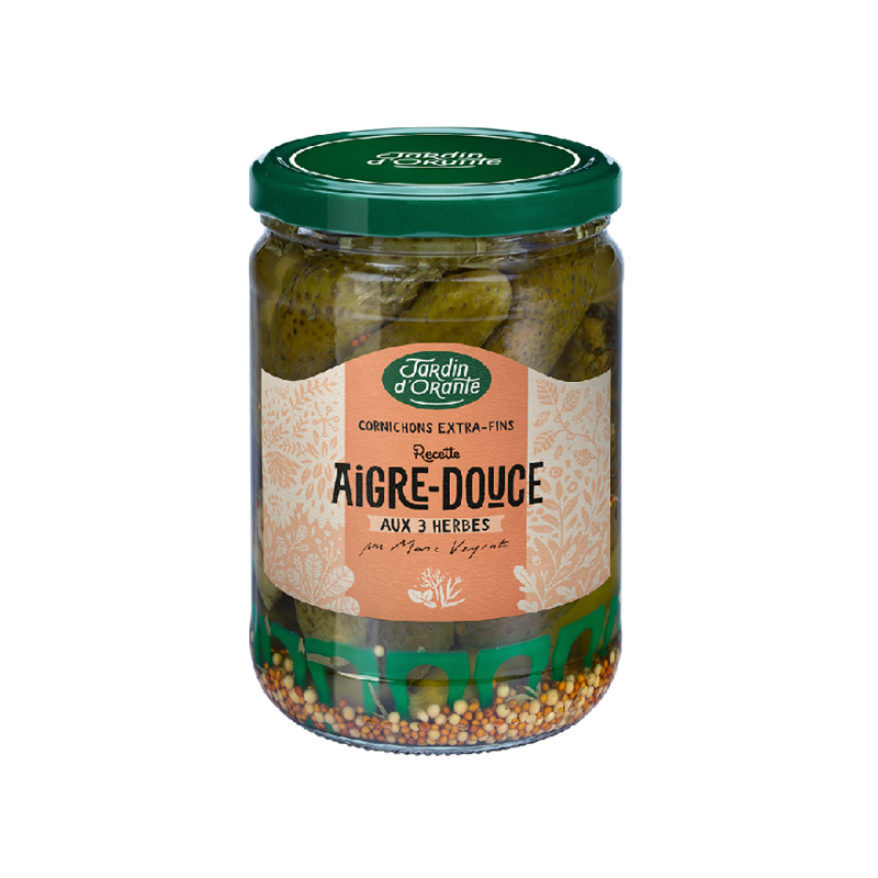 Cornichons extra-fins recette Aigre douce aux 3 herbes Cornichons extra-fins recette Aigre douce aux 3 herbes