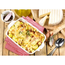 Tartiflette aux cornichons