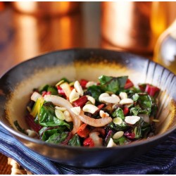 Salade de blettes à la feta et aux raisins secs