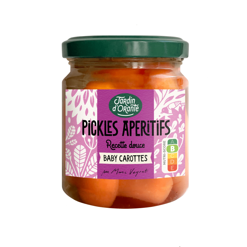Illustration de la recette saine et gourmande des baby carottes par Jardin d'Orante. Illustration de la recette saine et gourmande des baby carottes par Jardin d'Orante.