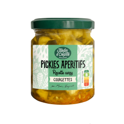 Illustration de la recette originale et gourmande des courgettes au curry par Jardin d'Orante.
