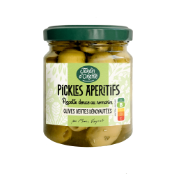 Illustration de la recette saine et gourmande des olives vertes au romarin par Jardin d'Orante.