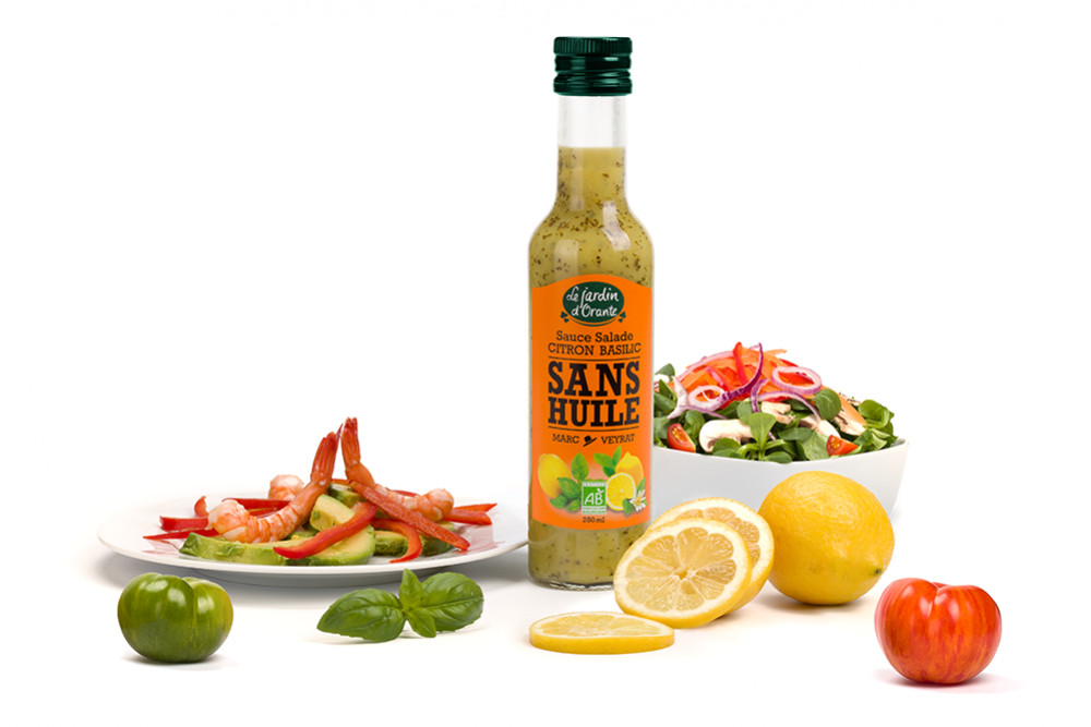 Nouvelle sauce salade sans huile citron basilic Jardin d