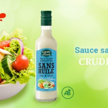 Nouveauté : la Sauce Salade Sans Huile Crudités nature