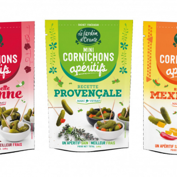 Nouveau : les mini cornichons apéritifs en sachets